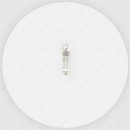 clear quartz pendant necklace