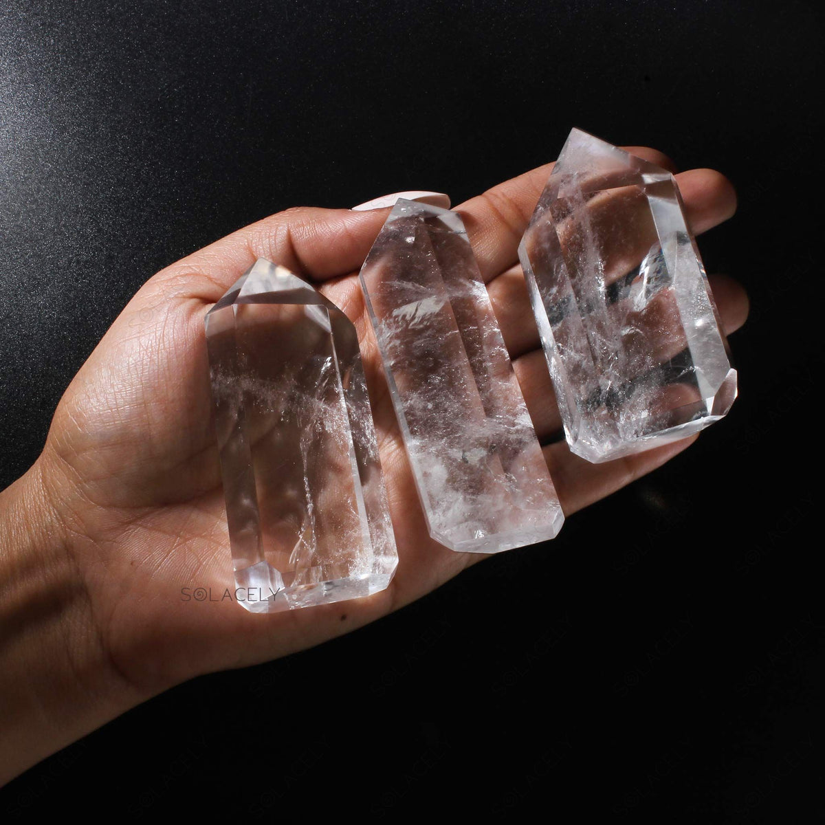 Authentic clear quartz 