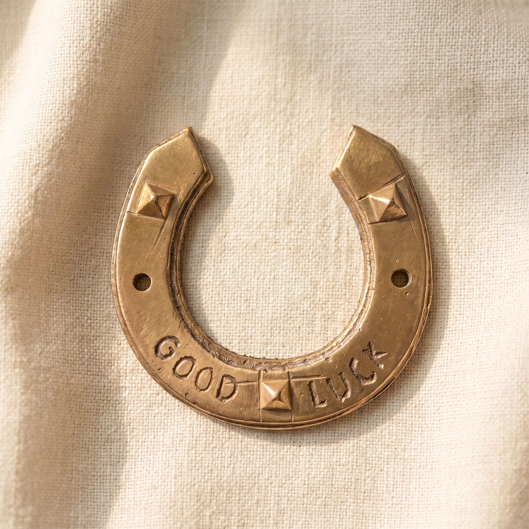 Copper vastu horseshoe decor