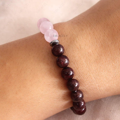 couple bracelet hematite spacers