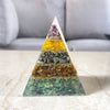 Crystal Orgone Pyramid for Wealth