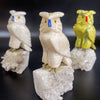 Crystal Owls With Crystal Base