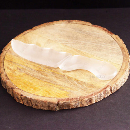 crystal selenite knife