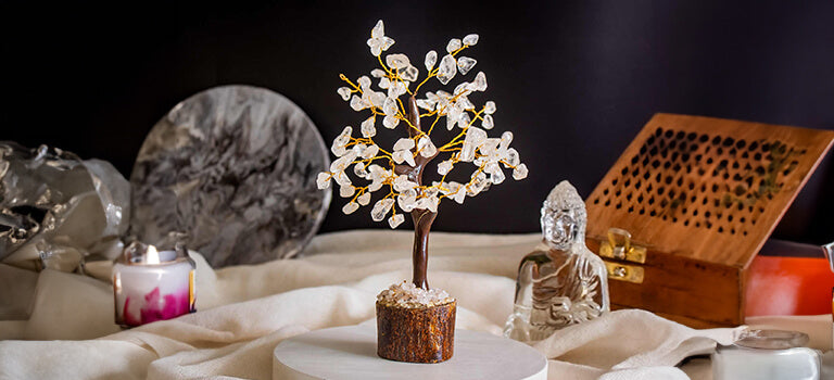 Crystal Tree Figurines

