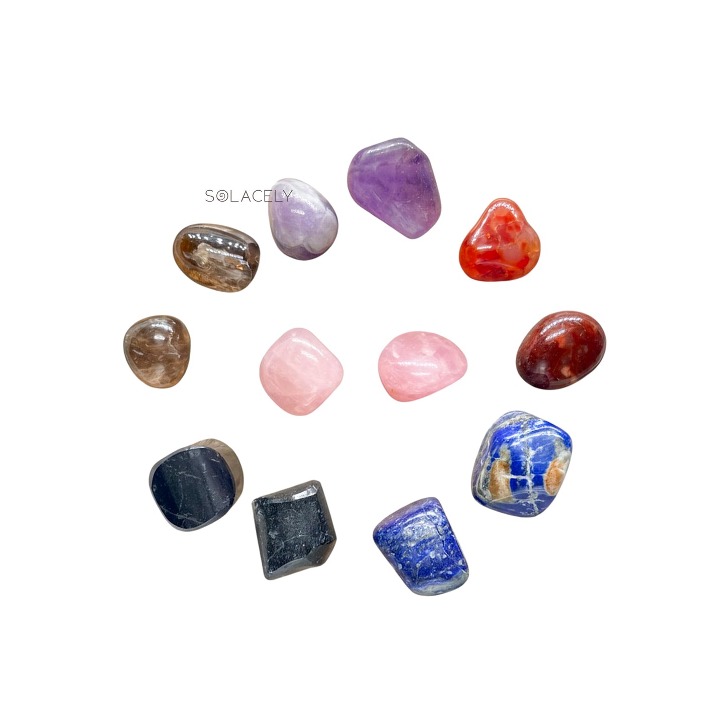 Crystal tumbles for decor