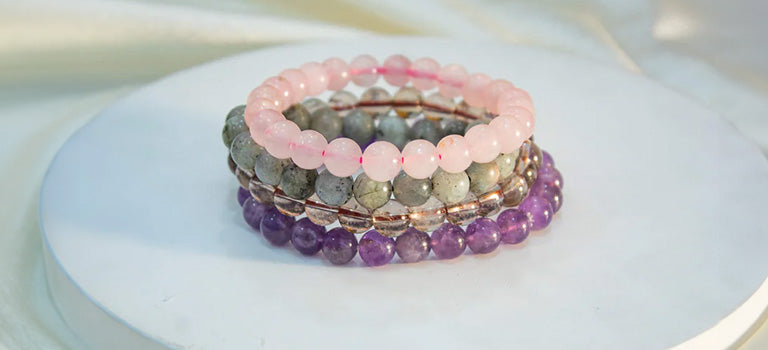 crystals for anxiety and panic attacks bracelet mobile banner image