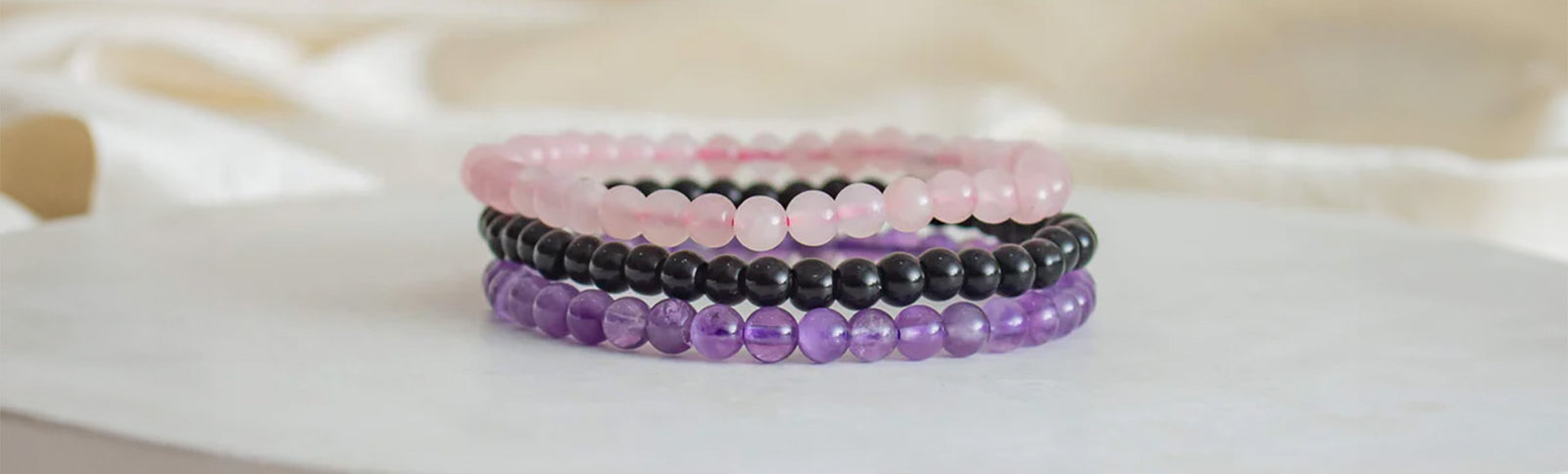 crystals for anxiety and self love banner image