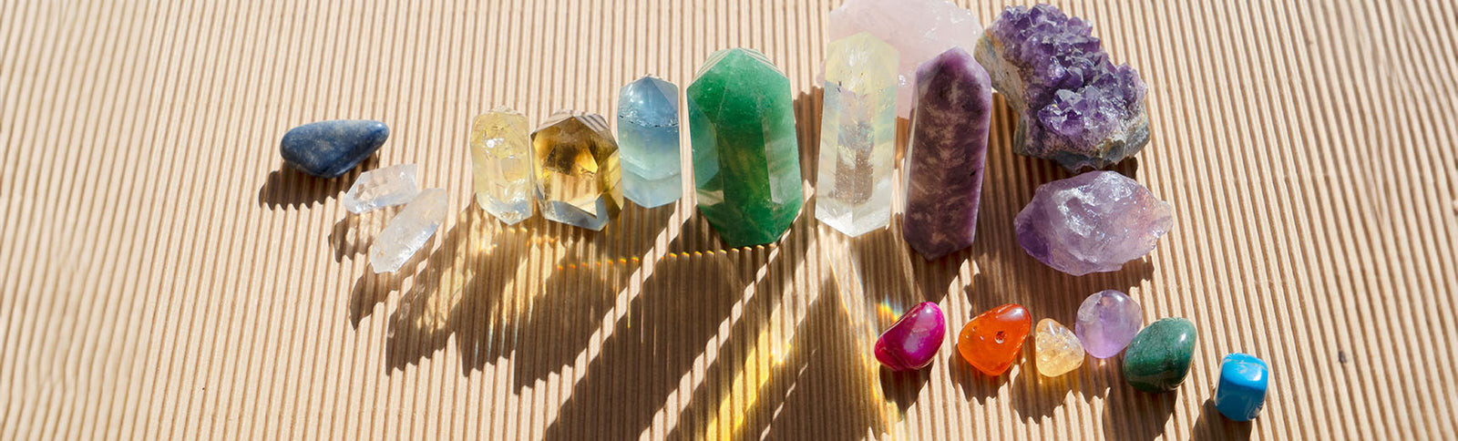 crystals in bedroom
