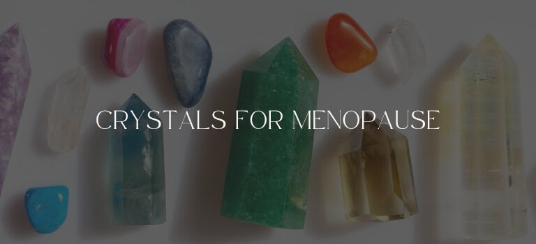 crystals for menopause mobile banner image