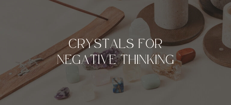 crystals for negative thinking mobile banner image