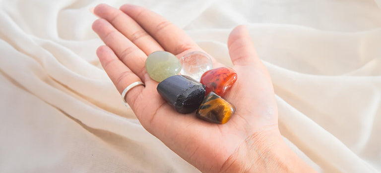 crystals for protection and good luck mobile banner image