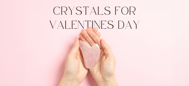 crystals for valentines day mobile banner image