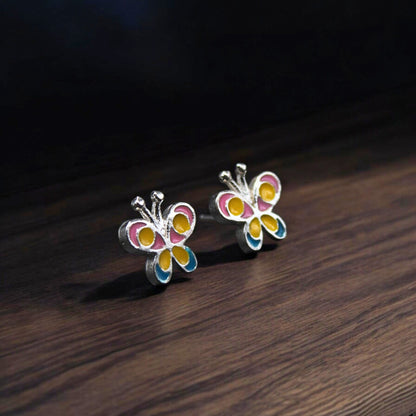 Dainty Charm Kid's and Teen's Sterling Silver Earrings