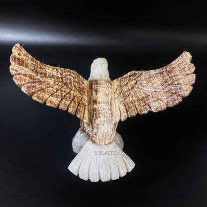 Decorative bird on stone