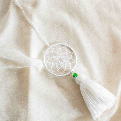 white dream catcher for car