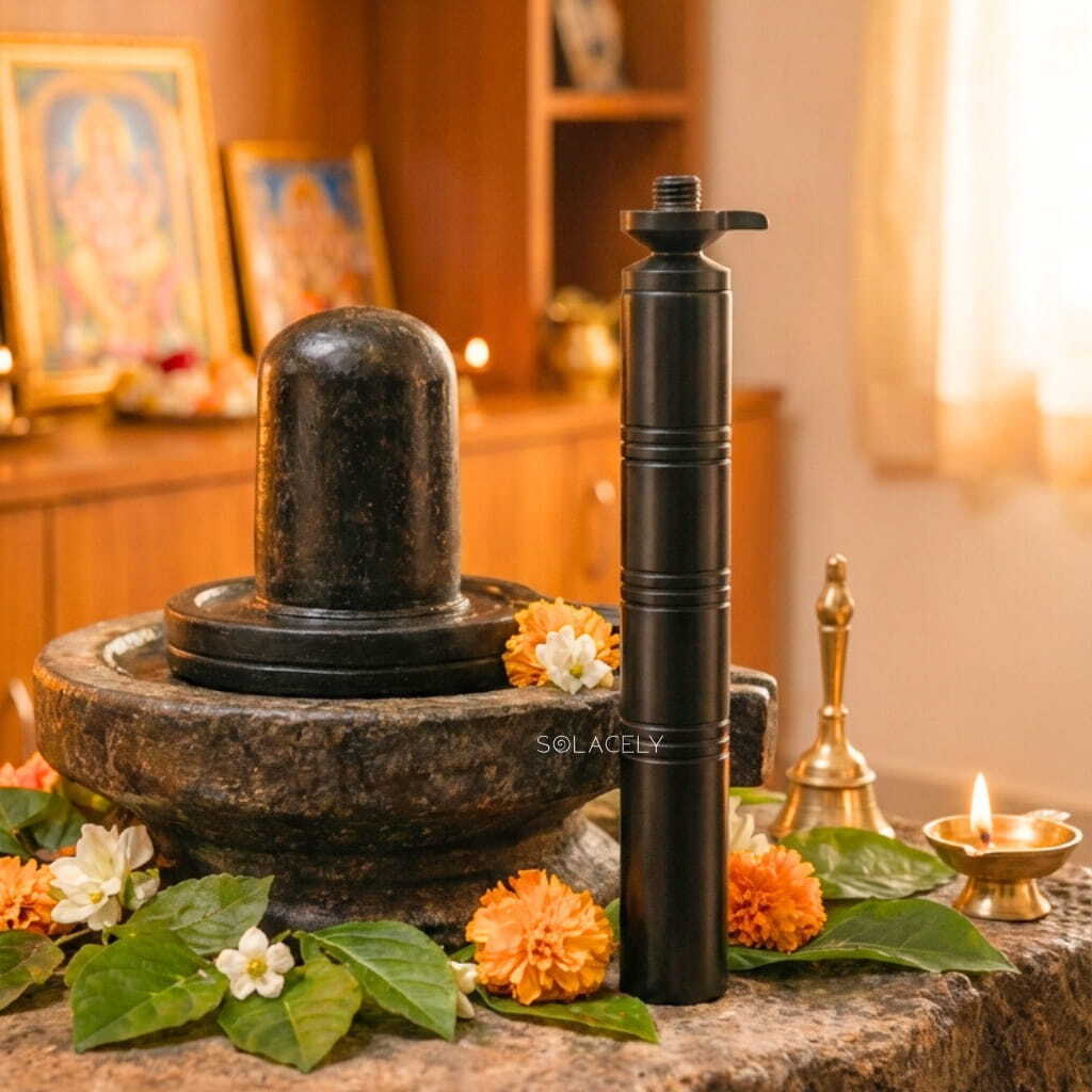 Ebony Wood Kattai Shivling
