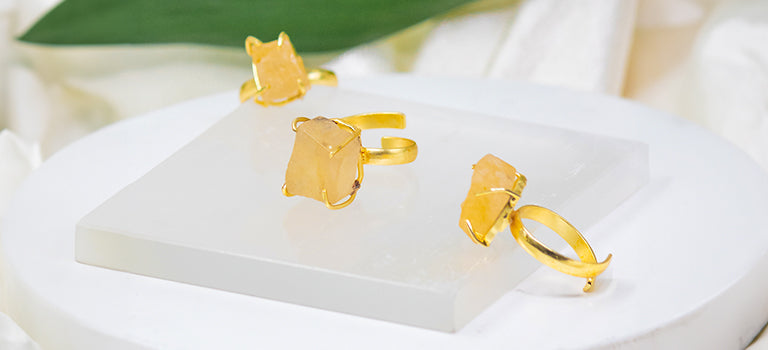 citrine ring for abundance