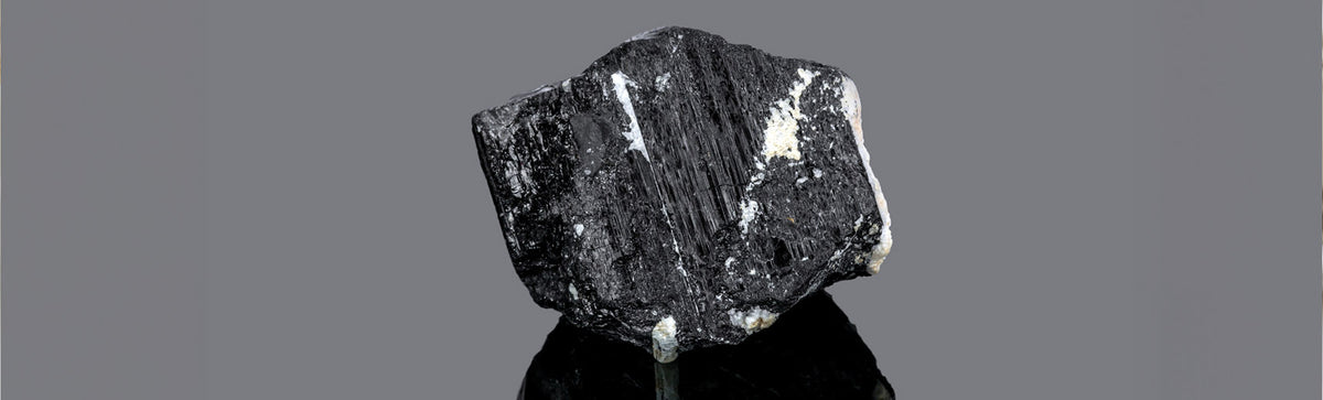 black tourmaline crystal