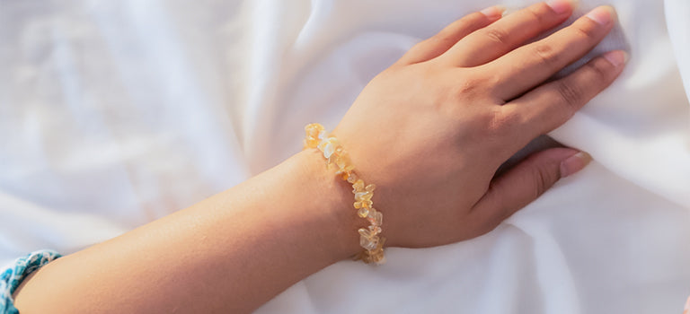 Citrine bracelet for abundance