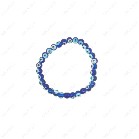 evil eye 6mm bead bracelet