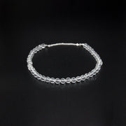 faceted clear quartz beaded