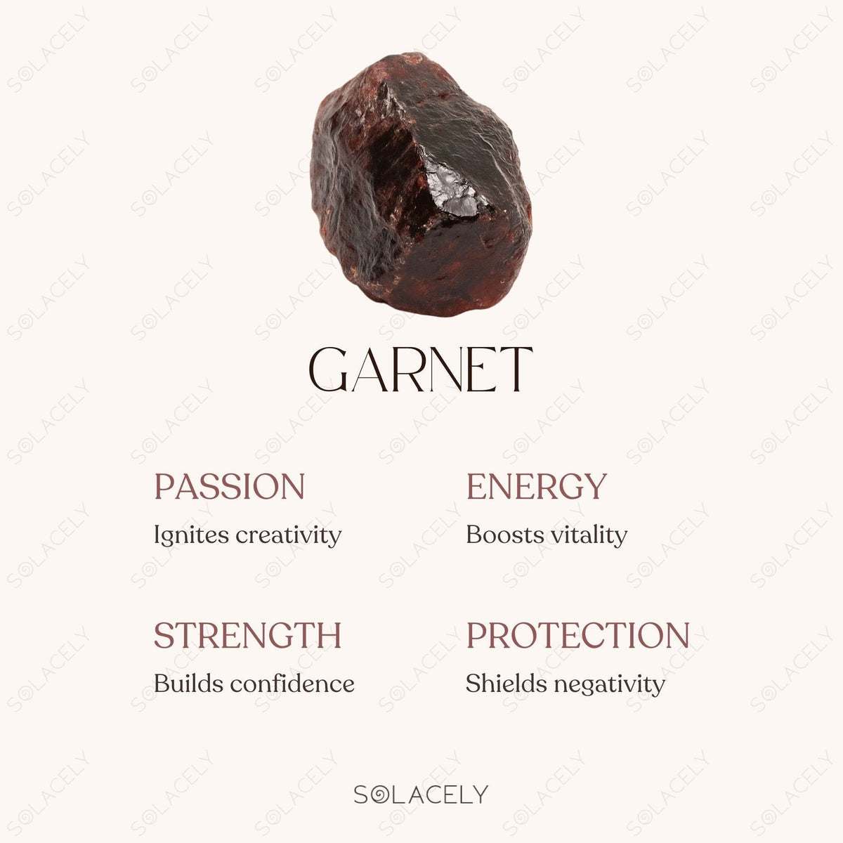 Garnet Crystal Tree - Small