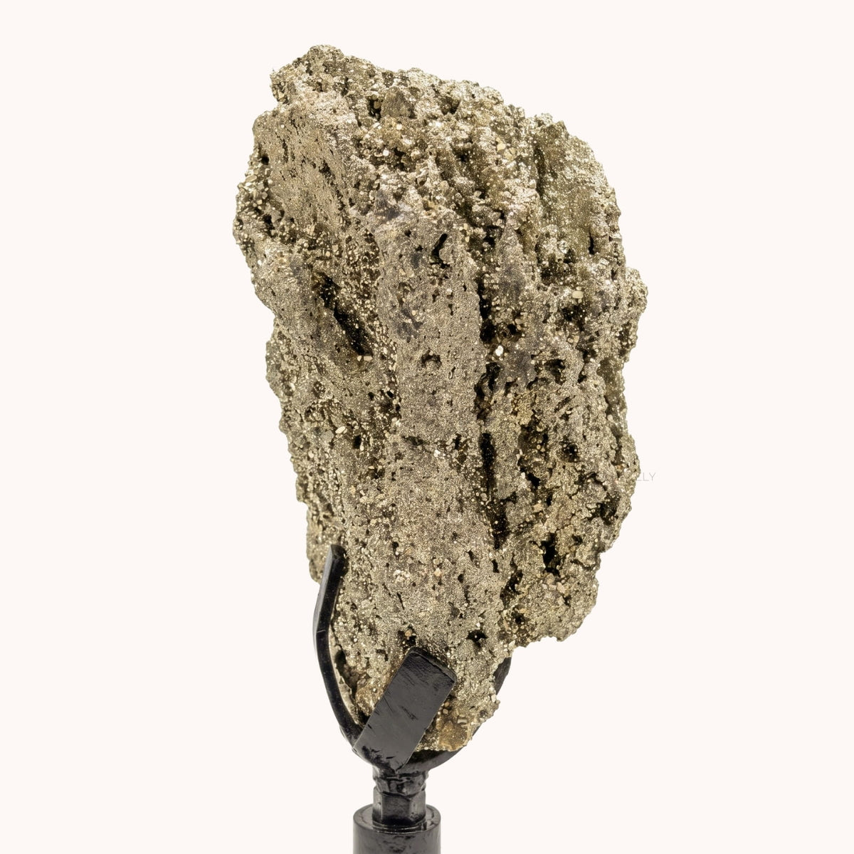 Golden Pyrite Earth Mineral Formation