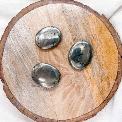 golden pyrite healing stone