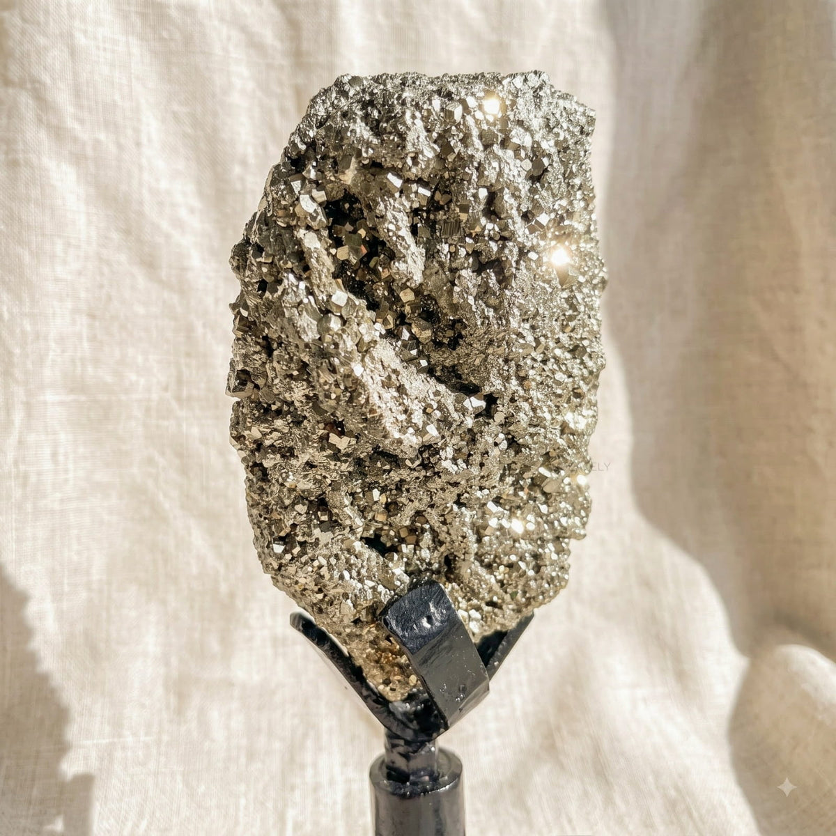 Golden Pyrite Raw Crystal Specimen