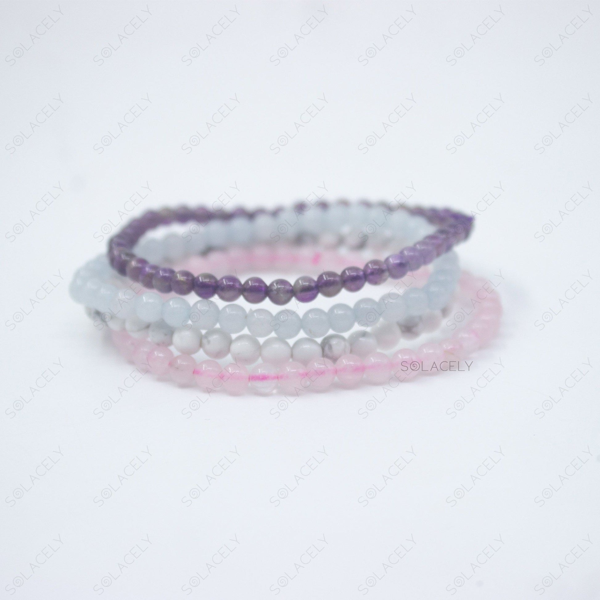good vibes stacking bracelet set