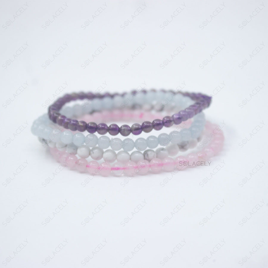 good vibes stacking bracelet set