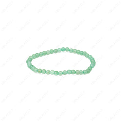 green aventurine 4mm bead bracelet