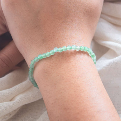 green aventurine 4mm bracelet