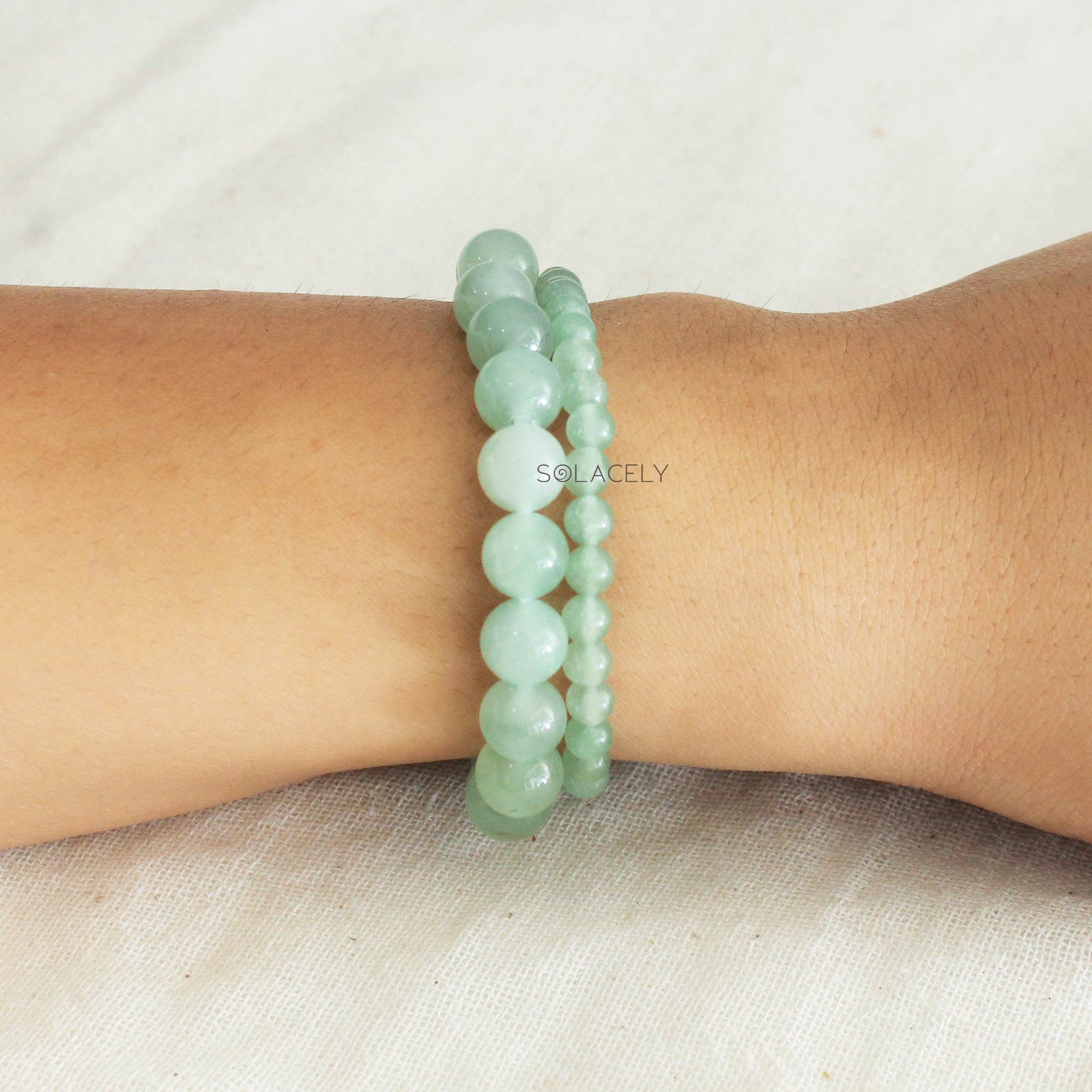 Green Aventurine Bead Bracelet