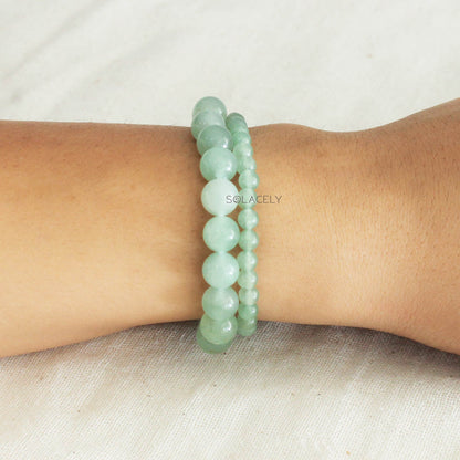 Green Aventurine Bead Bracelet