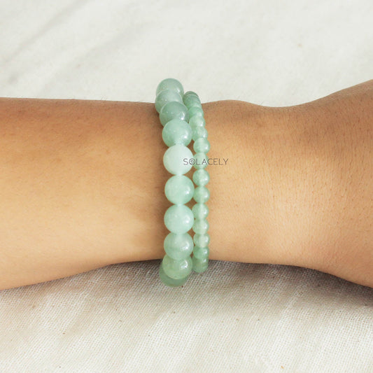 Green Aventurine Bead Bracelet