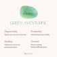 Green Aventurine Bracelet With Butterfly Charm - 8mm Beads