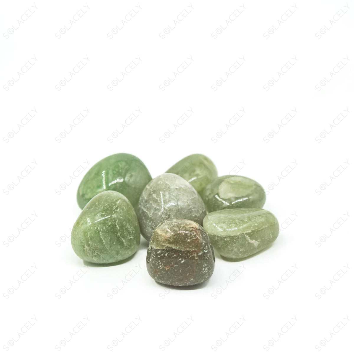 Green aventurine crystal tumble stone