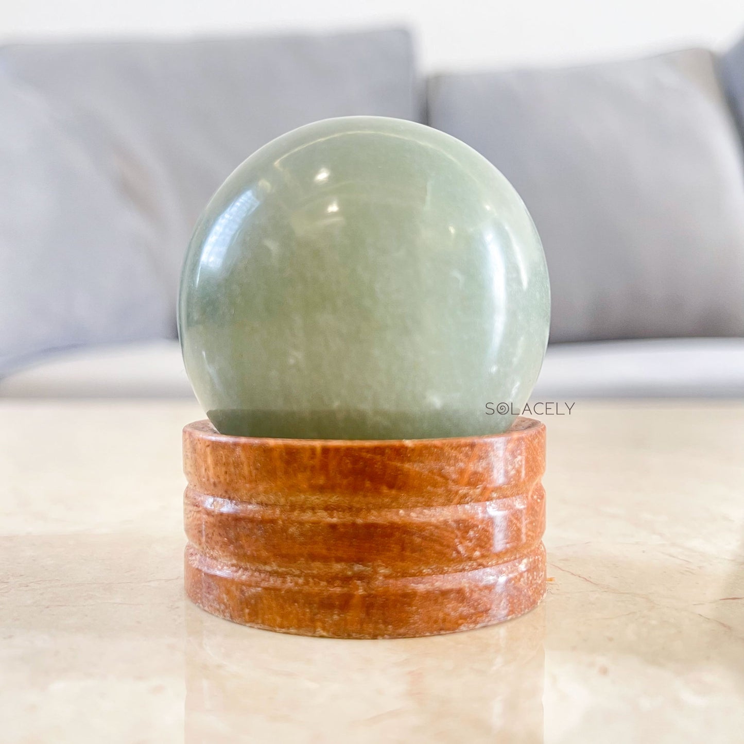 green aventurine healing ball