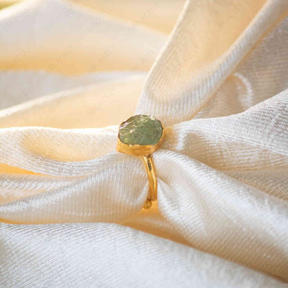 aventurine green ring