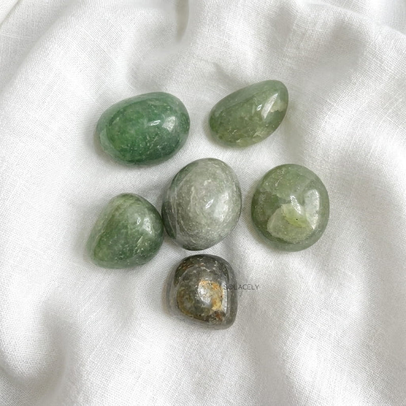 Green aventurine tumble stone