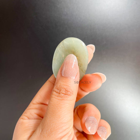 green aventurine worry stone
