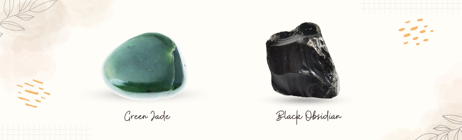 green jade and black tourmaline banner image