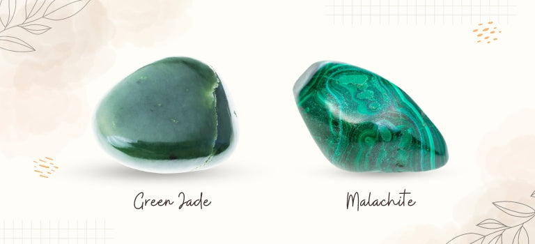 green jade and malachite mobile banner image