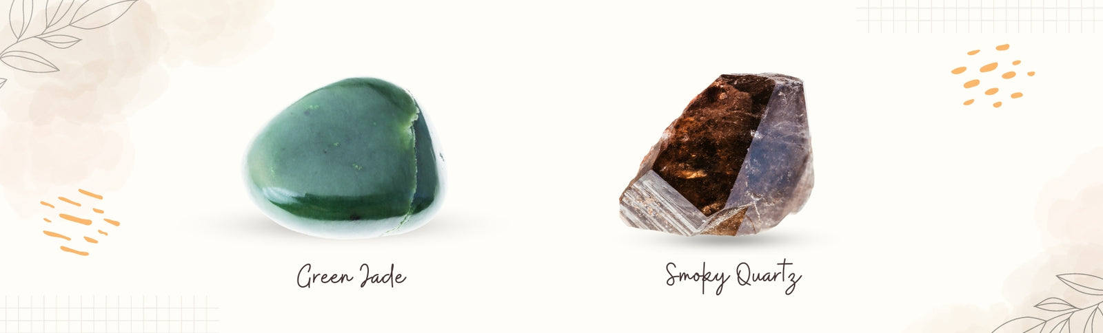 green jade and smoky quartz banner image