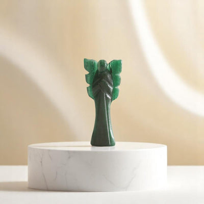 Green Jade Crystal Guardian Angel