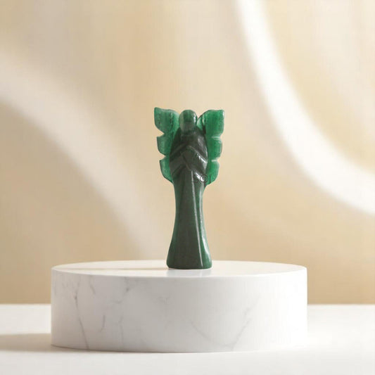Green Jade Crystal Guardian Angel