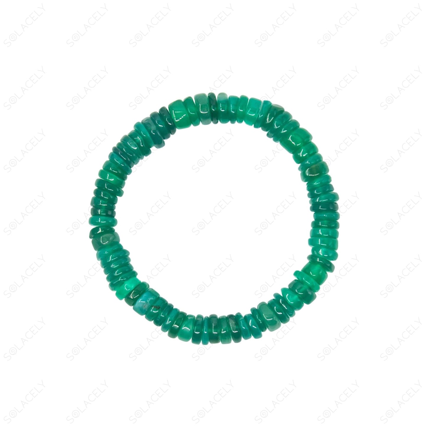 green onyx bead bracelet
