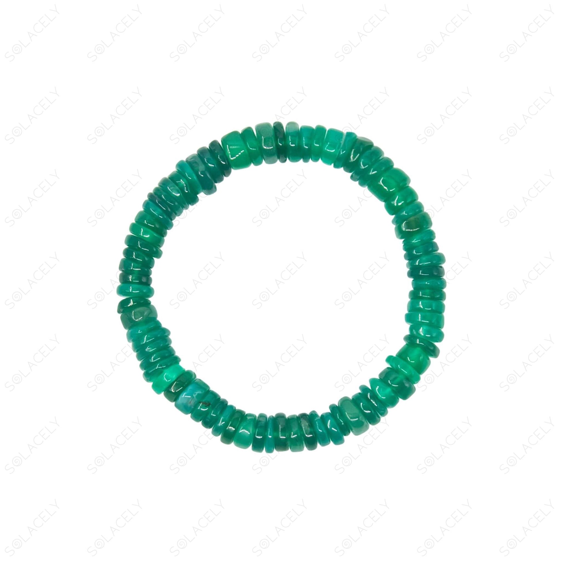 green onyx bead bracelet