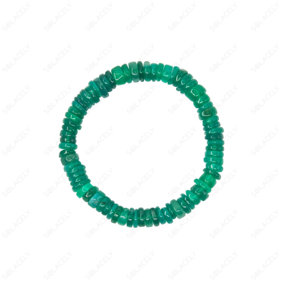 green onyx bead bracelet